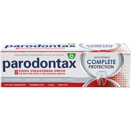 Parodontax Whitening Комплексний захист відбілююча зубна паста проти гінгівіту 75мл: ціни та характеристики