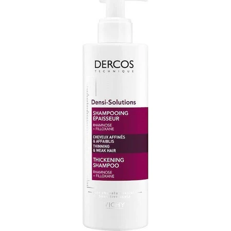 Шампунь від випадіння волосся Vichy Dercos Densi-Solutions для чутливої шкіри голови для всіх типів волосся 400 мл: ціни та характеристики