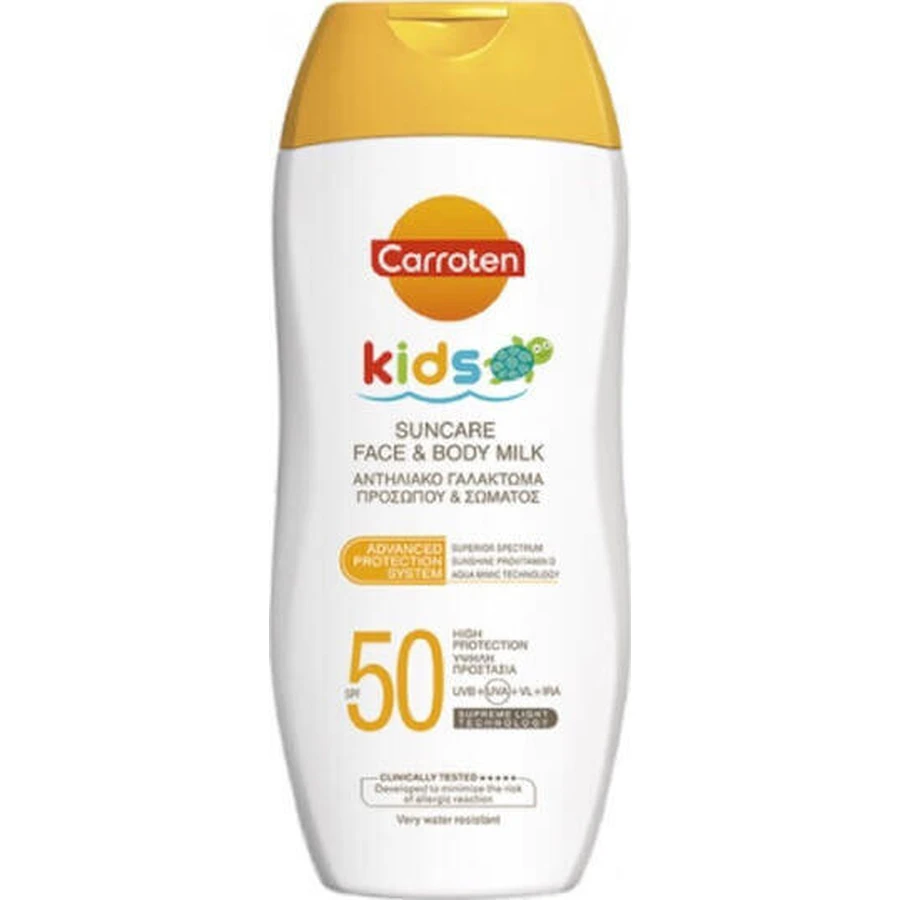 Carroten Kids Детский солнцезащитный крем-эмульсия SPF50 200 мл: цены и характеристики