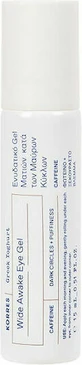 Korres Greek Yoghurt Wide Yoghurt Awake Roll-On Увлажняющий гель для век против темных кругов 15 мл