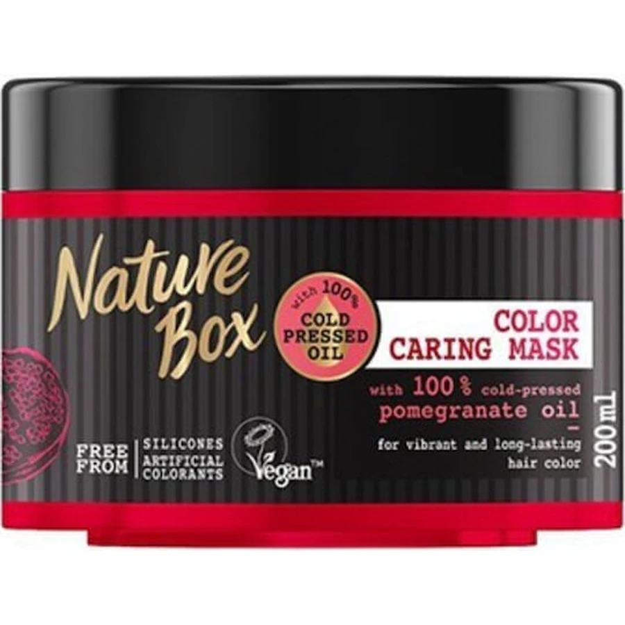 Nature Box Маска для волос с гранатовым маслом для сохранения цвета 200 мл: цены и характеристики