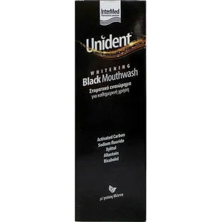 InterMed Unident Unident Whitening Black Полоскание для рта Полоскание для рта Полоскание для рта