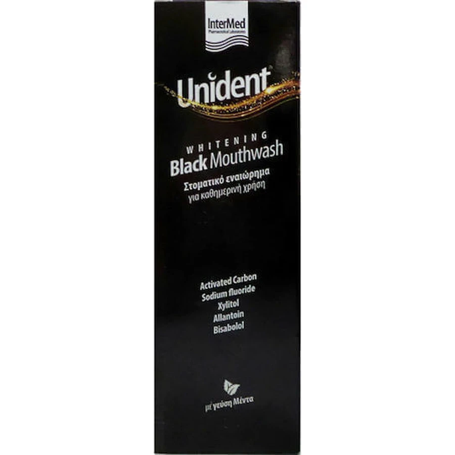 InterMed Unident Unident Whitening Black Полоскание для рта Полоскание для рта Полоскание для рта: цены и характеристики