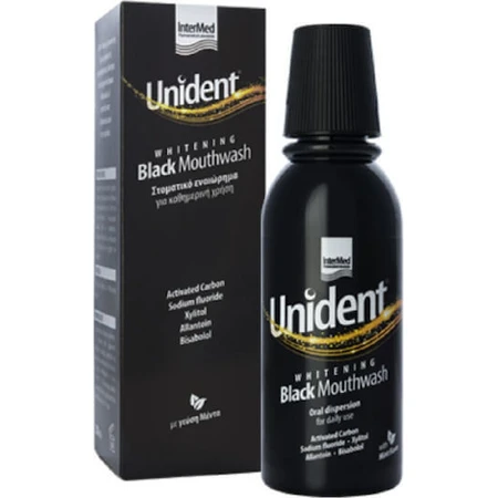 InterMed Unident Unident Whitening Black Полоскание для рта Полоскание для рта Полоскание для рта: цены и характеристики