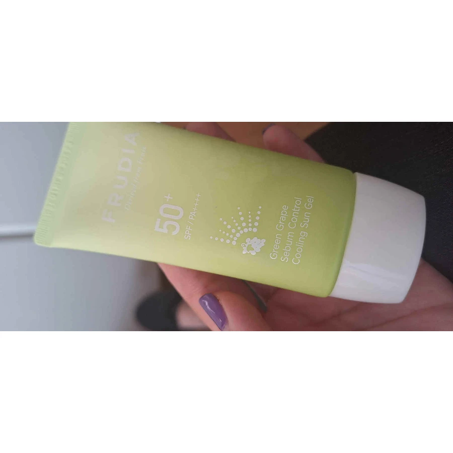 Frudia Sun Green Grape Sebum Control Gel для обличчя із захистом від сонця SPF50 50гр: ціни та характеристики