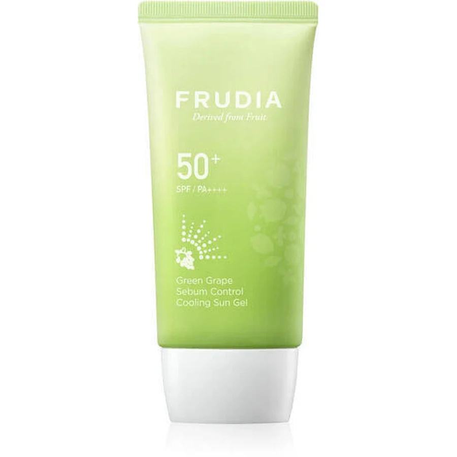 Frudia Sun Green Grape Sebum Control Gel для обличчя із захистом від сонця SPF50 50гр: ціни та характеристики