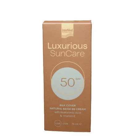 InterMed Luxurious SunCare Солнцезащитный крем для лица SPF50 с натуральным бежевым оттенком 75 мл: цены и характеристики
