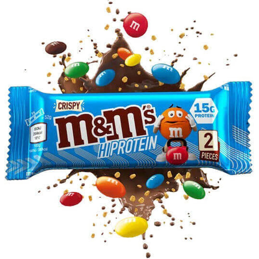 Батончики m&m's HiProtein с 15 г белка и вкусом молочного шоколада 2х52 г: цены и характеристики