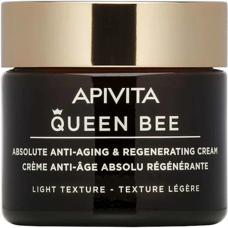 Apivita Queen Bee Absolute Anti Aging & Regenerating Легкий зволожуючий та омолоджуючий денний крем з пантенолом 50 мл: ціни та характеристики