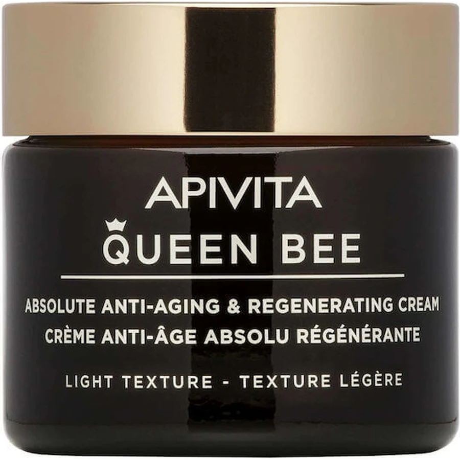 Apivita Queen Bee Absolute Anti Aging & Regenerating Легкий зволожуючий та омолоджуючий денний крем з пантенолом 50 мл: ціни та характеристики