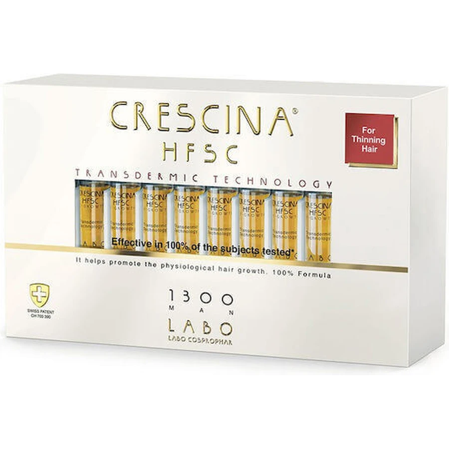 Labo Crescina Transdermic Crescina Re-Growth HFSC Трансдермическая ампула для волос от выпадения для женщин 20х3,5 мл: цены и характеристики