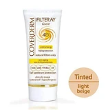 Coverderm Водостойкий солнцезащитный крем для лица SPF40 с цветом 50 мл