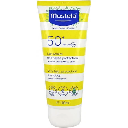 Mustela Водостійкий дитячий сонцезахисний крем-емульсія SPF50 100мл: ціни та характеристики