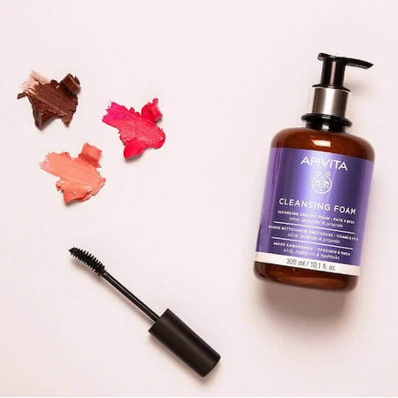 Apivita Olive & Lavender Face & Eyes Foaming Face & Eye Wash 300 мл: цены и характеристики