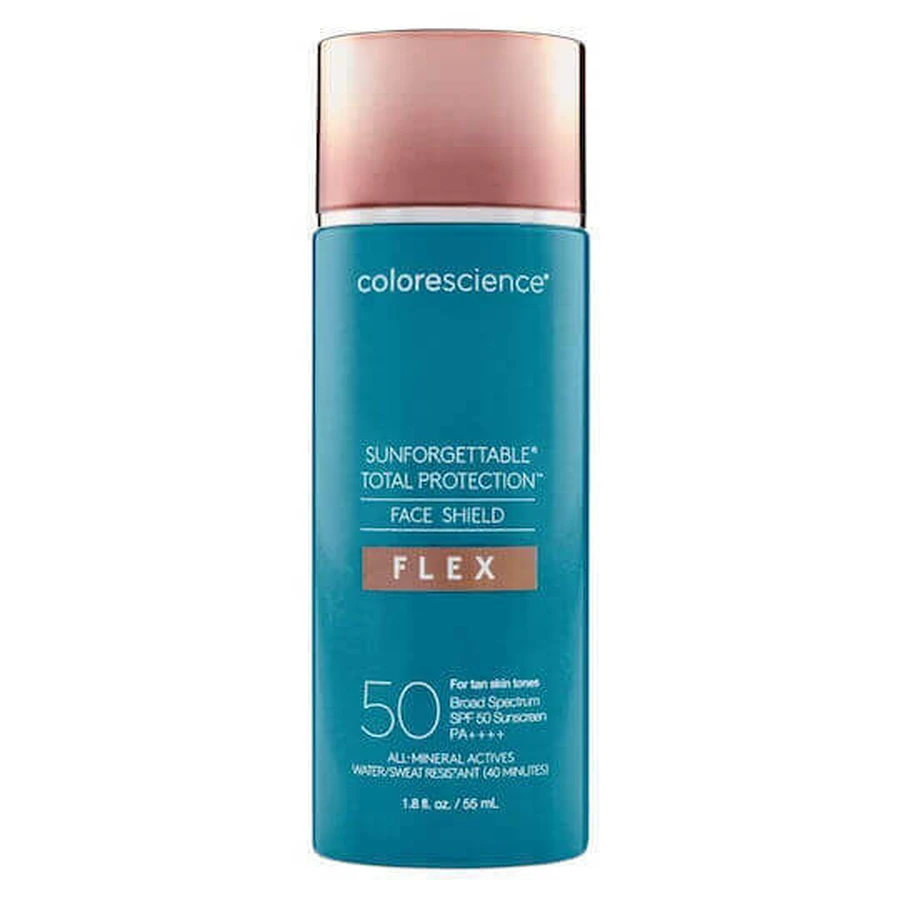 Colorescience Sunforgettable Sunforgettable Total Protection Face Shield Flex Солнцезащитный крем для лица SPF50 со средним пигментом 55 мл: цены и характеристики