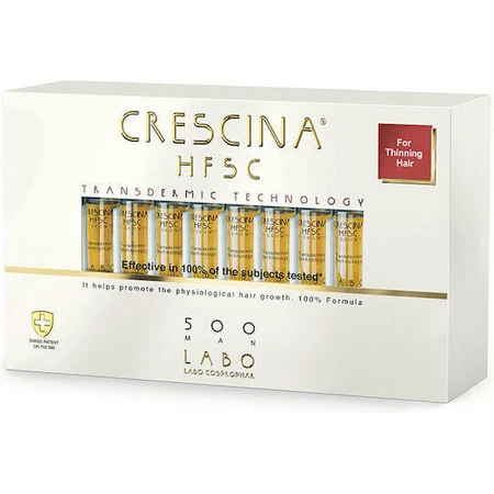 Ампула для волос Labo Crescina HFSC 100% 500 для мужчин 20x3,5 мл: цены и характеристики