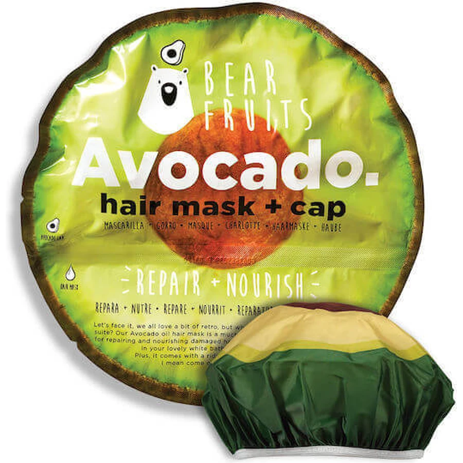 Bear Fruits Avocado Hair Mask & 1 Repair Cap 20ml: цены и характеристики