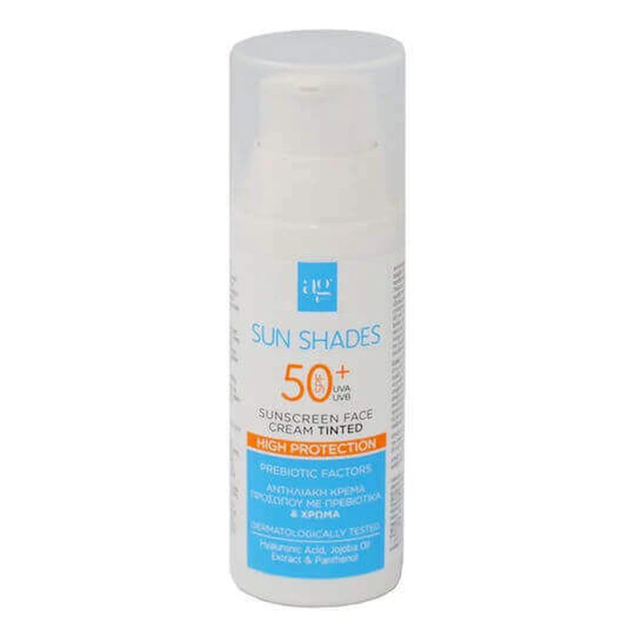 Ag Pharm Sun Shades Солнцезащитный крем для лица SPF50 с пигментом 50 мл: цены и характеристики