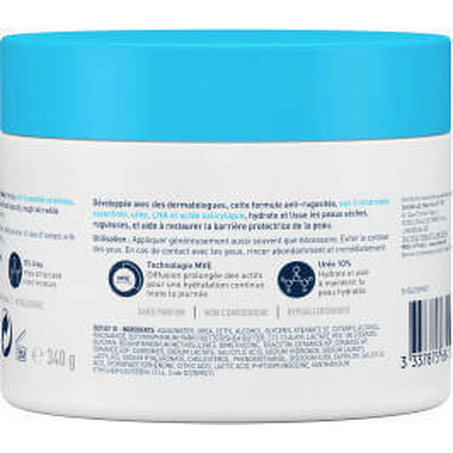 CeraVe SA Smoothing Cream Регенеруючий крем для тіла з сечовиною для сухої/дуже сухої шкіри 340гр: ціни та характеристики