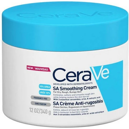 CeraVe SA Smoothing Cream Регенеруючий крем для тіла з сечовиною для сухої/дуже сухої шкіри 340гр: ціни та характеристики