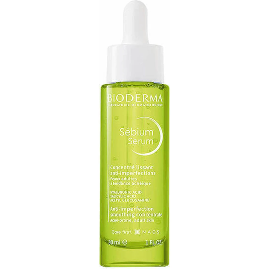 Bioderma Сыворотка для лица против морщин с гиалуроновой кислотой и салициловой кислотой 30 мл: цены и характеристики