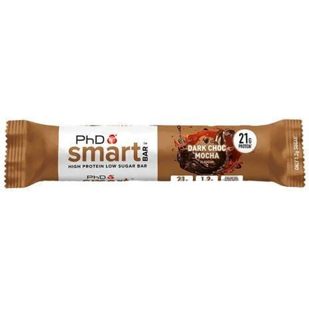 Батончик PhD Smart Bar с 21 г белка и вкусом темного шоколада Мокко 64 г: цены и характеристики