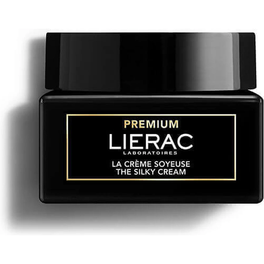 Lierac Premium La Creme Soyeuse Багатий крем проти зморшок і для регулювання шкіри обличчя з гіалуроновою кислотою 50 мл: ціни та характеристики