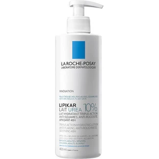 La Roche Posay Lipikar Urea 10% зволожуючий лосьйон для тіла з сечовиною для сухої/дуже сухої та чутливої шкіри 400мл