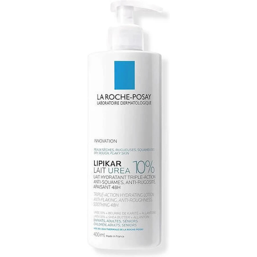 La Roche Posay Lipikar Urea 10% зволожуючий лосьйон для тіла з сечовиною для сухої/дуже сухої та чутливої шкіри 400мл: ціни та характеристики