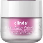 Нічний антивіковий крем для обличчя Clinea Dream Away Wrinkles з пантенолом і пептидами 50 мл: ціни та характеристики