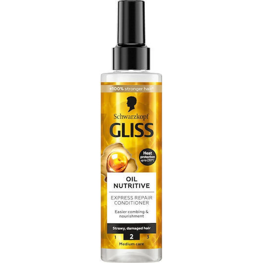 Schwarzkopf Schwarzkopf Gliss Kur Oil Nutritive Express Repair Поживна олія для волосся проти посічених кінчиків 200 мл: ціни та характеристики