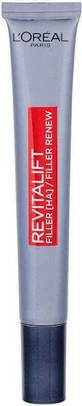 L'Oreal Paris Revitalift Filler Увлажняющий и антивозрастной крем для век с гиалуроновой кислотой для зрелой кожи 15 мл
