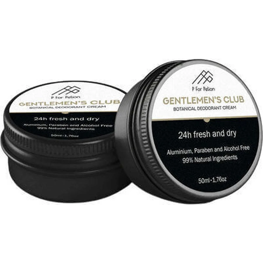 P For Pelion Gentlemen's Club Deodorant 24h Крем-дезодорант без алюминия 50 мл: цены и характеристики