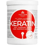 Kallos Keratin Кератин Гаряча терапія з екстрактом червоного перцю Маска для волосся проти випадіння волосся 1000мл: ціни та характеристики