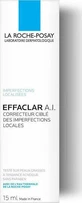 La Roche Posay Effaclar A.I. 24h Крем для лица против пятен и акне 15 мл