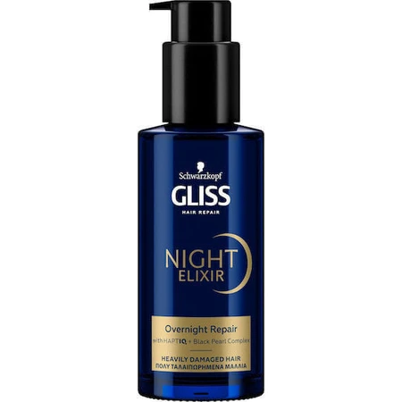 Schwarzkopf Gliss Night Elixir Нічний зволожуючий лосьйон для волосся 100 мл: ціни та характеристики