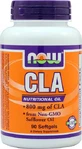 Now Foods CLA 800 мг с ароматизатором без вкуса 90 софтгелей