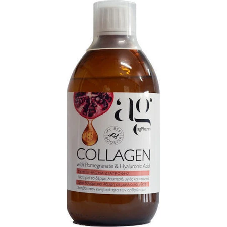 Ag Pharm Collagen Коллаген Гранат и Гиалуроновая кислота с гиалуроновой кислотой 500 мл: цены и характеристики