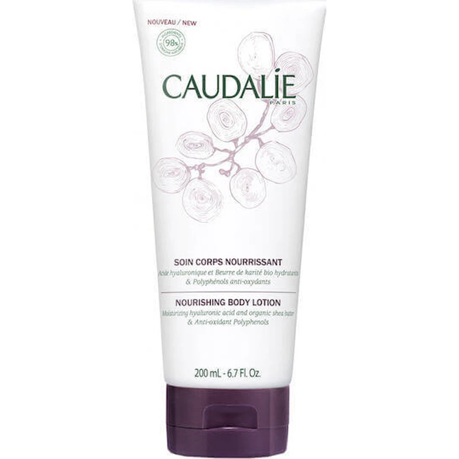 Caudalie Питательный увлажняющий лосьон для тела с гиалуроновой кислотой для сухой кожи 200 мл: цены и характеристики