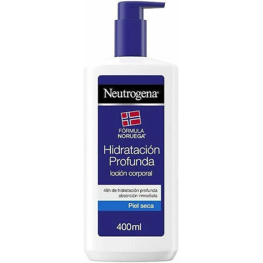 Neutrogena Глибоко зволожуючий лосьйон для тіла з гіалуроновою кислотою для сухої/дуже сухої шкіри 400мл: ціни та характеристики