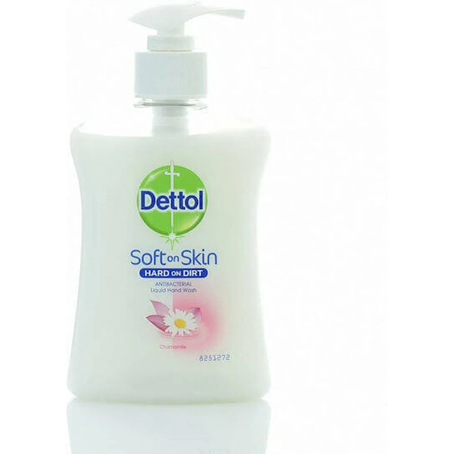Dettol Ромашка Ромашка М'яке для шкіри Тверде для бруду Ромашкове крем-мило з помпою 250мл: ціни та характеристики