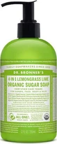 Органічне цукрове мило Dr Bronner's Organic Sugar Soap для миття рук, тіла та волосся 355 мл