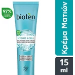 Bioten Hydro X-Cell Зволожуючий крем для шкіри навколо очей проти зморшок для освітлення з гіалуроновою кислотою 15 мл: ціни та характеристики
