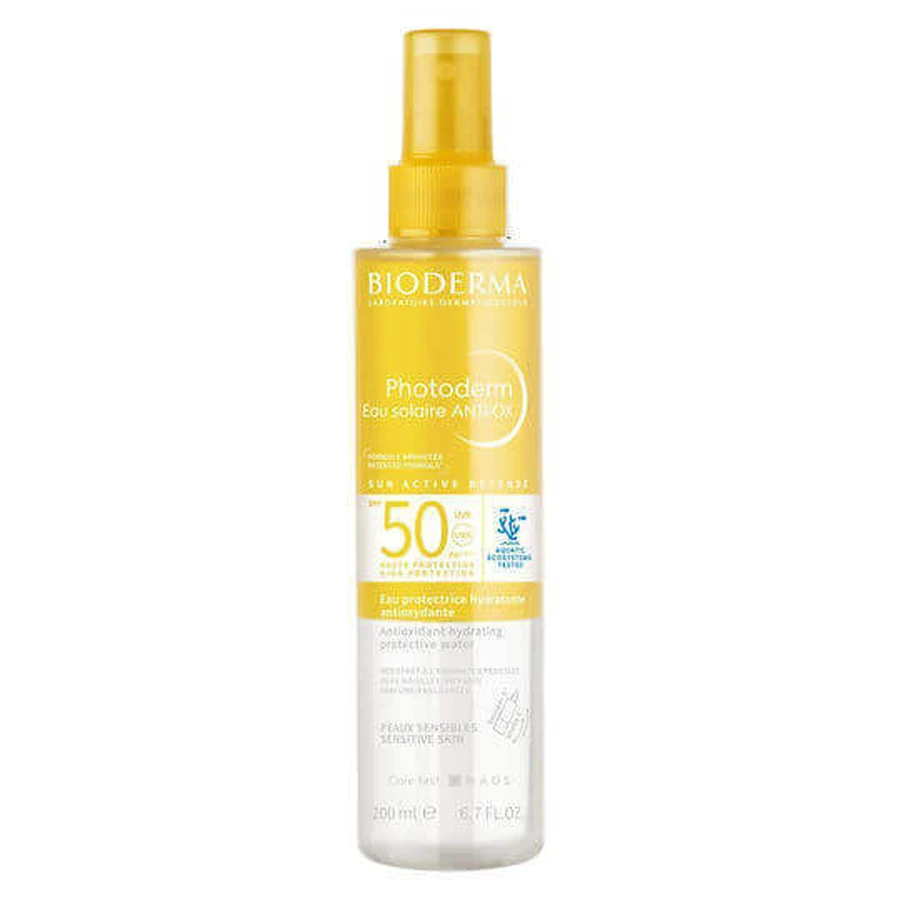 Біодерма Photoderm Eau Solaire Антиоксидантний сонцезахисний крем для тіла SPF50 200 мл: ціни та характеристики