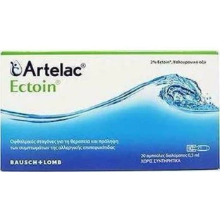 Bausch & Lomb Артелак Эктоин глазные капли 20х0,5 мл