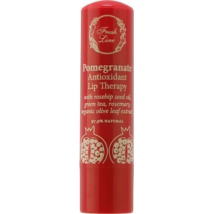 Fresh Line Pomegranate Lip Balm Антиоксидантный бальзам для губ с маслом семян шиповника, зеленым чаем, розмарином и органическим экстрактом листьев 5,4 гр.