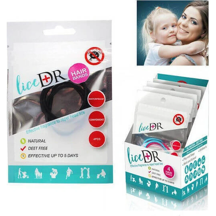 Ino Plus LiceDR Elastic Профилактика вшей LiceDR Elastic для детей черный 4шт: цены и характеристики