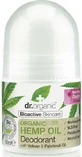 Dr.Organic Hemp Oil Конопляна олія Конопляна олія Натуральний дезодорант-рулон без алюмінію 50мл