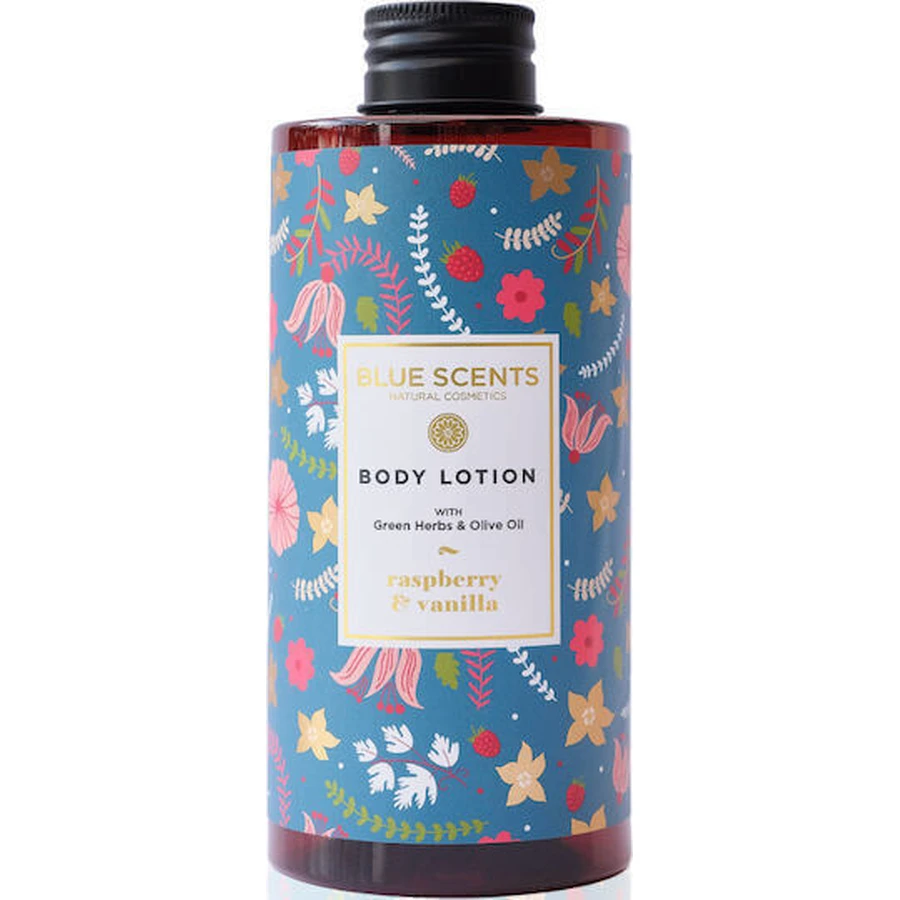 Blue Scents Увлажняющий лосьон для тела с малиной и ванилью для сухой и чувствительной кожи 300 мл: цены и характеристики