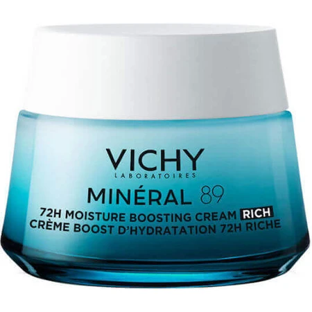 Vichy Mineral 89 Rich 72h Увлажняющий и тонизирующий крем для лица с гиалуроновой кислотой и пробиотиками 50 мл: цены и характеристики